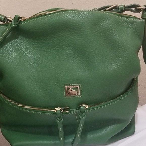 Green leather Dooney and Bourke handbag